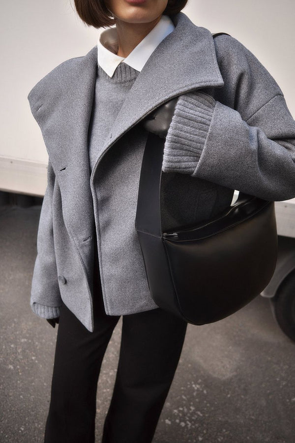 Trench Corto Elegante Doppiopetto