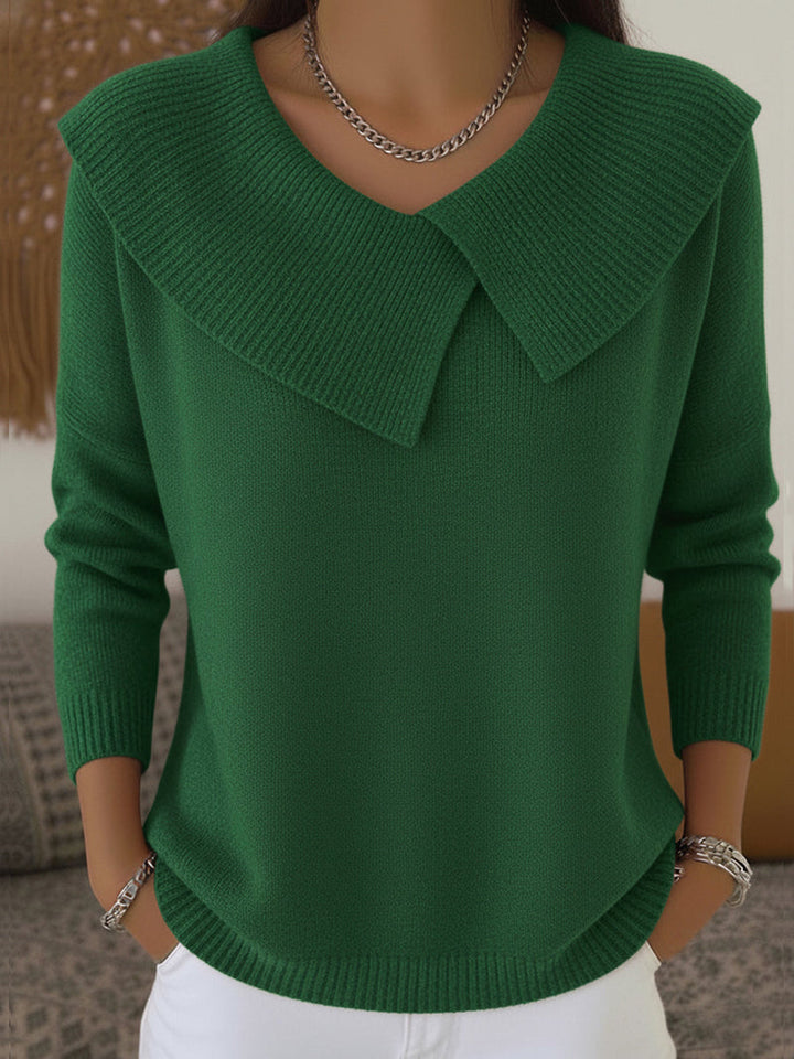 Maglione Caldo con Colletto Morbido Donna