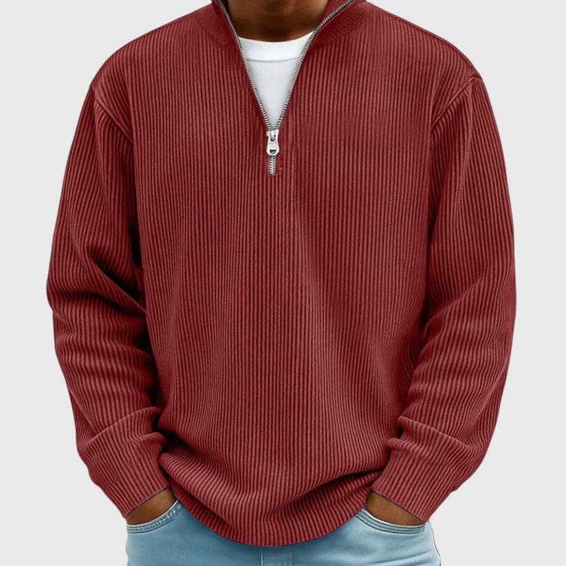 Maglione Mezza Zip Moderno ed Elegante