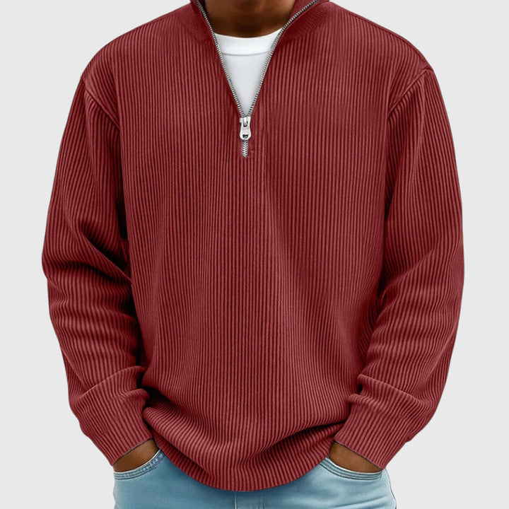 Maglione Mezza Zip Moderno ed Elegante